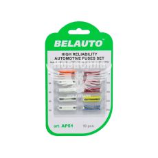 Запобіжники циліндричні (Belauto) кт. 10шт. (5-25А)