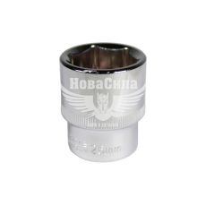 Головка торцева низька шестигранна 1/2 26мм. (Intertool) Хром ванадіум