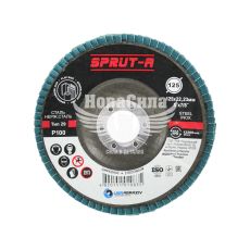 Диск шліфувальний пелюстковий 125x22мм P100 (Sprut-A) до нерж. сталі (Т29)