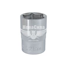 Головка торцева низька шестигранна 1/2 21мм. (Lavita)