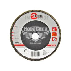 Диск шліфувальний пелюстковий 180x22мм К-40 (Intertool)