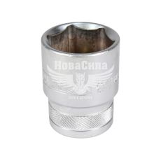 Головка торцева низька шестигранна 1/2 24мм. (Andrmax)