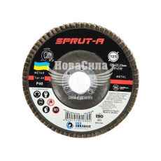 Диск шліфувальний пелюстковий 125x22мм P40 (Sprut-A) до нерж. сталі (Т29)