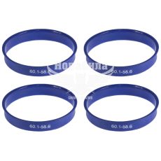 Кільця центрувальні для колісних дисків 60.1-58.6 (Walline) термопластик
