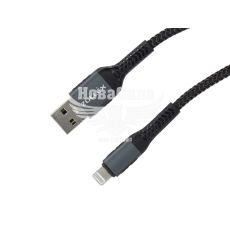 Кабель для зарядки моб. телеф. USB 1м. 3A (Zollex) (Iphone, Lightning)