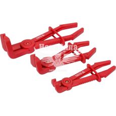 Зажимы угловые для зажима партубков с жидкостью (Yato) к-т. 3шт. (диаметрами до 13мм, 17мм, 32мм)