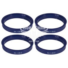 Кільця центрувальні для колісних дисків 64.1-56.6 (Walline) термопластик