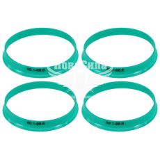 Кольца центрирующие для колесных дисков 69.1-66.6 (Walline) термопластик