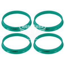 Кольца центрирующие для колесных дисков 71.6-66.6 (Walline) термопластик