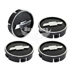 Ковпачки для титанових дисків Chevrolet (КНР) 60/55мм. (чорний)