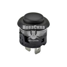 Кнопка (выключатель) без символа универ. (черная)