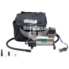 Компрессор автомобильный (Uragan) в прикур. 1-но цилиндр. 35л / мин.