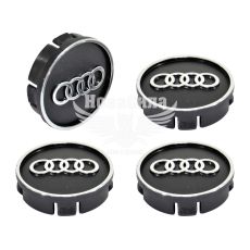 Ковпачки для титанових дисків Audi (КНР) 60/55мм. (чорний)