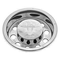 Ковпак колеса 22.5 задній глибок. з отвор. хром (Poland Products)