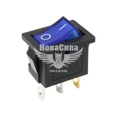Кнопка (выключатель) универ. 1-полож. / 3 вых. (синяя)