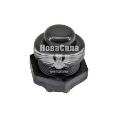 Кнопка (выключатель) без символа универ. черная (Vortex)