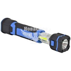 Лампа переносная инспекционная (телескопическая) (Brevia) LED 3W COB+1W 300lm, 2000mAh, microUSB