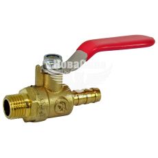 Кран шаровий повітряний з зовн. різьб. 1/4-1/4мм. (Intertool)