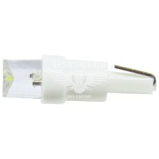Лампочка без цоколя семечка LED W1.2W LEDS біла 1-діод 12V-1,2Вт W2x4.6d (Solar) (упак.-20шт.)