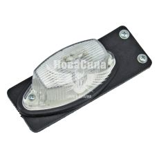 Ліхтар габаритний універсальний (Руслан Комплект) овал білий на рез. підст.