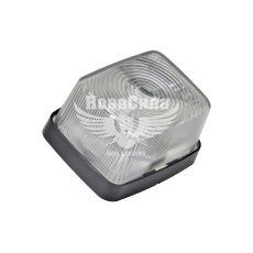 Фонарь габаритный универсальный (HICO) белый (квадратный)