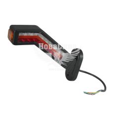 Фонарь габаритный рожок (Isiksan) LED 12-24V косой длинный (led) левый