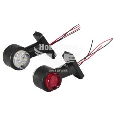 Ліхтар габаритний ріжок (Україна) LED 12-24V косий