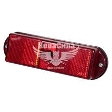 Ліхтар габаритний універсальний (Horpol) прямокутний 146х43мм. червоний