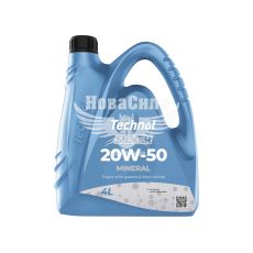 Моторна олива бензин, дизель 20W-50 (Technol) Silver 4л.