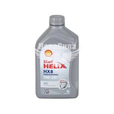 Моторна олива бензин, дизель 5W-30 (Shell) Helix HX8 Professional AG 1л.