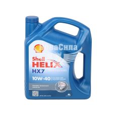 Моторна олива бензин, дизель 10W-40 (Shell) Helix HX7 4л.