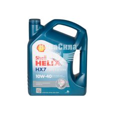Моторна олива бензин, дизель 10W-40 (Shell) Helix HX7 5л.