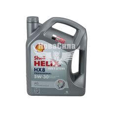 Моторна олива бензин, дизель 5W-30 (Shell) Helix HX8 Professional AG 5л.