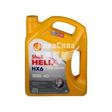 Моторна олива бензин, дизель 10W-40 (Shell) Helix HX6 4л.