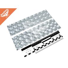 Наклейка відблиск (багаторядна) (біла) 24,5х7,2