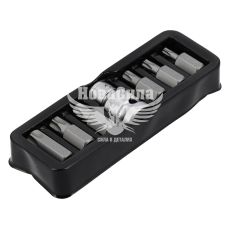 Набор бит 7 ед. 1/2 TORX SECURITY (Yato) звезд и шестигранников