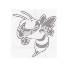 Наклейка Бджола 16х15 срібна