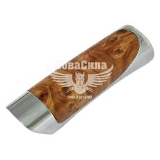 Накладка на ручку ручника (King) chrom/wooden
