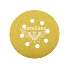 Наждачная бумага (SOLL) P_0120 125мм. (круг 8отв. на липучку)