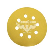 Наждачная бумага (SOLL) P_0320 125мм. (круг 8отв. на липучку)