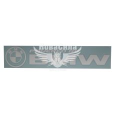 Наклейка з написом BMW 27х5 біла