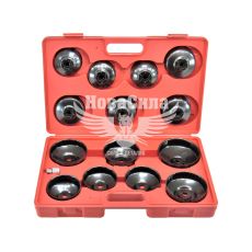 Набір зйомників масляного фільтра 14пред. (Intertool) (чашки)