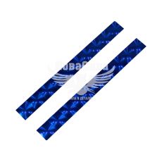 Наклейка відблиск (однорядна) (синя) 24,5х2,4