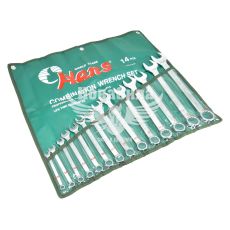 Набір ключів ріжково-накидних (Hans) 14шт. (5-16мм.)