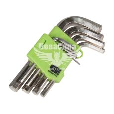 Набір шестигранних ключів Г-подібних (Сибртех) 9 од. Cr-V