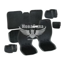 Накидки на сидіння (Beltex) преміум перед.+зад чорні Chicago (к-т.-4шт.)