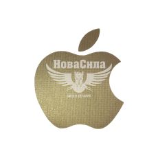 Наклейка Айфон (золота) 7,5х7