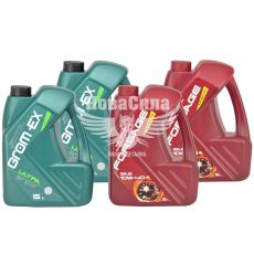 Набір: Моторна олива 10W-40 (Grom-EX) (Forsage+Ultra) API SG+SL 5л. (2+2 ящик)