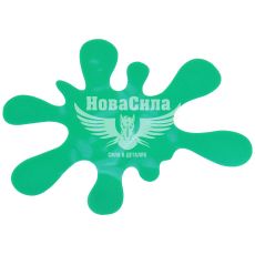 Наклейка Клякса (зеленая) 15х12,8