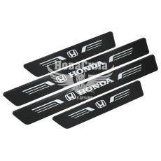 Наклейки на пороги карбон Honda кт. 4шт. 55х7 передні, 35х7 задні
